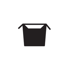 Chinese Box Noodle Solid Icon