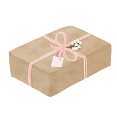 Gift Christmas watercolor