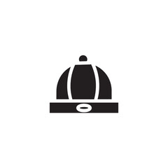Chinese Hat Cap Solid Icon