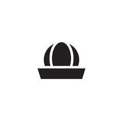 Chinese Hat Cap Solid Icon