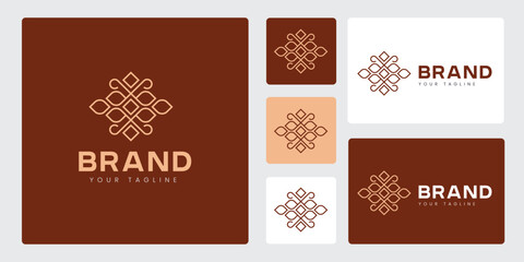 Minimalist Logo Set, Simple, Elegant, Beautiful Suitable for Your Business in the Field of Beauty, Cosmetic Brands, etc.