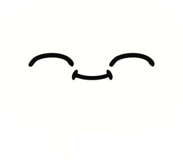 flat color retro cartoon of a speech bubble