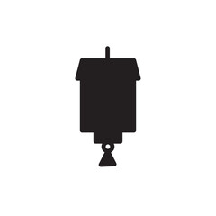 Lamp Lantern Light Solid Icon