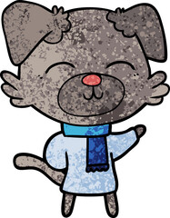 Fototapeta premium cartoon dog