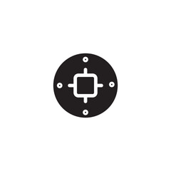 Coin Imlek Sen Solid Icon © king Barons