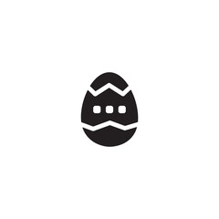 Easter Egg Pattern Solid Icon