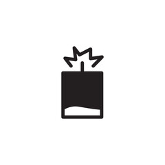 Obraz premium Firecracker Year Festival Solid Icon