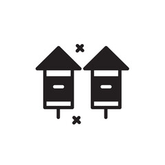 Firecracker Year Festival Solid Icon