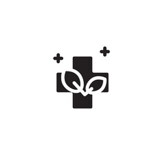 Health Herbal Medicine Solid Icon