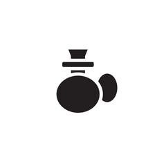 Fototapeta premium Spa Jar Jug Solid Icon