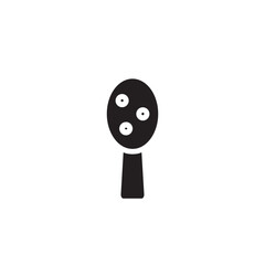 Barber Cutting Hair Solid Icon