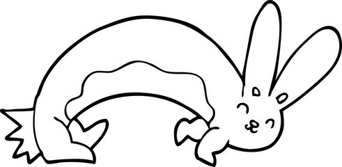 funny cartoon rabbit