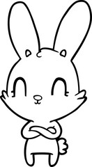 cute cartoon rabbit