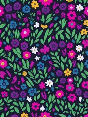 Seamless pattern with flowers. A pattern of roses. Generative A.I
