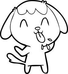 cute cartoon dog