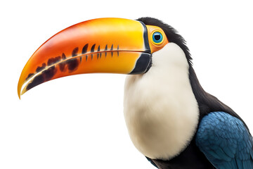 toucan isolated on white