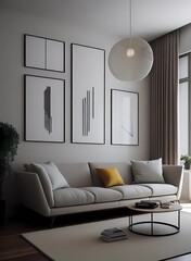 cool  design of the living room