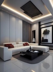 cool  design of the living room