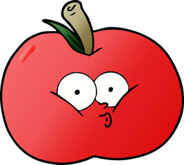 cartoon apple