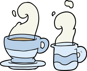 cartoon cup of coffee