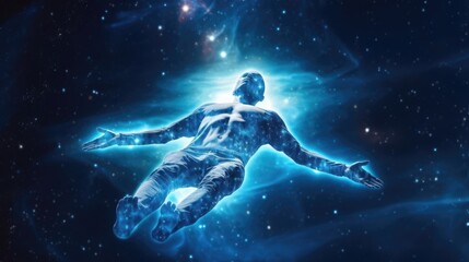 Through astral travel, one's consciousness navigates the boundless expanses of the astral plane, a realm of pure energy and ethereal vibrations. Generated by AI.