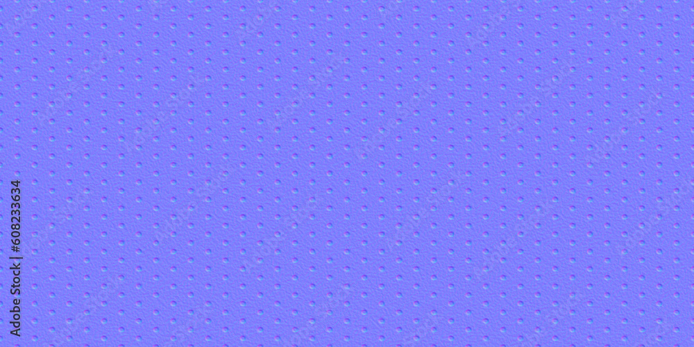 Fototapete seamless perforated leather with pierced holes normal map background texture. auto steering wheel or