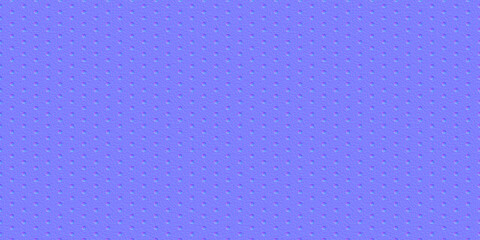 Seamless perforated leather with pierced holes normal map background texture. Auto steering wheel or seat upholstery pattern. Realistic game design bump or height mapping material shader 3D rendering.
