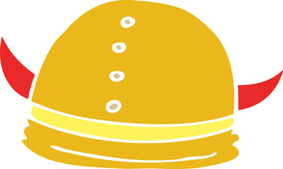 cartoon doodle viking helmet