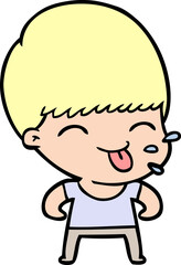 funny cartoon boy