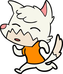 Obraz premium cartoon fox