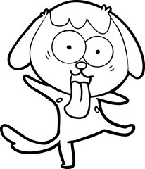 cute cartoon dog