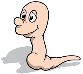 Little Smiling Earthworm
