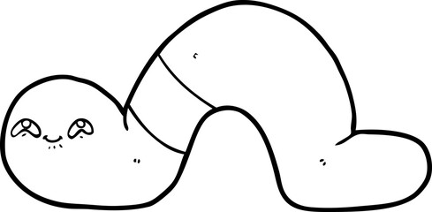 cartoon worm