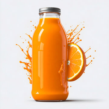 Orange juice glass bottle 2025