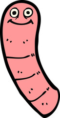 cartoon worm