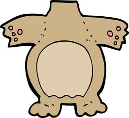 cartoon teddy bear body (mix and match cartoons or add own photos)