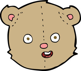 cartoon teddy bear head
