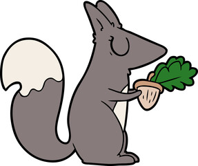 cartoon squirrel