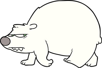 polar bear cartoon