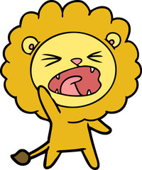cartoon lion