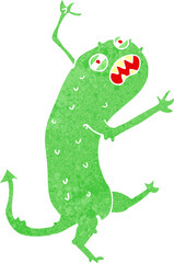 cartoon little monster