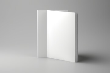 blank brochure mockup, Generative AI