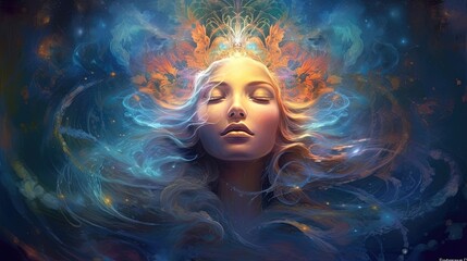 Explore the enigmatic astral realm, where the essence of your being transcends the confines of the physical plane. Embarking on a journey of consciousness. Generated by AI.