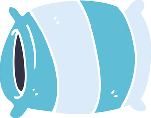 cartoon doodle pillow