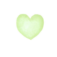 Fototapeta premium green heart shape
