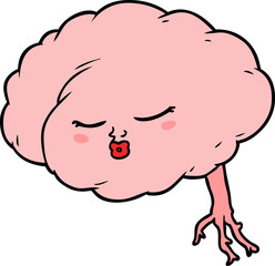 cartoon brain