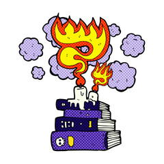 cartoon magic spell books