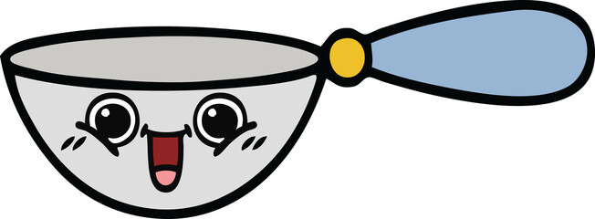cute cartoon of a measuring spoon