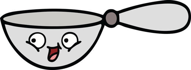 cute cartoon of a measuring spoon