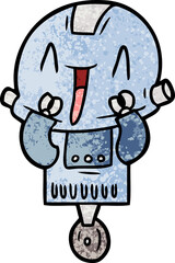 cartoon robot